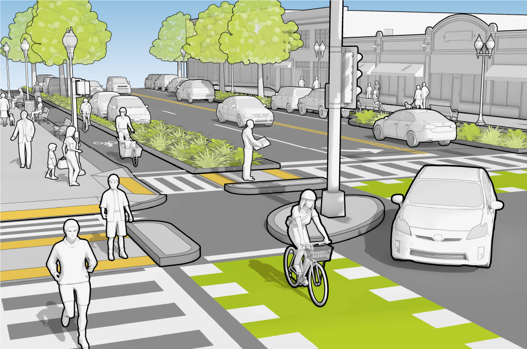 Separated Bike Lanes: How a Dutch Intersection Works